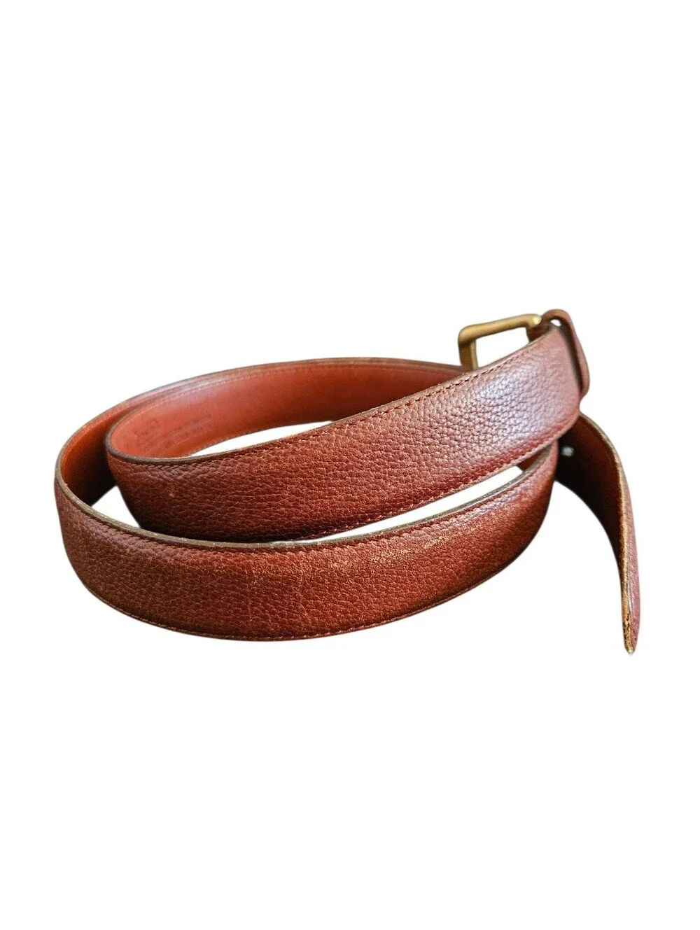 Vintage Coach  5952 Men's Sienna Brown Leather Belt. Size 40